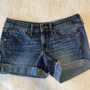 Denim shorts
